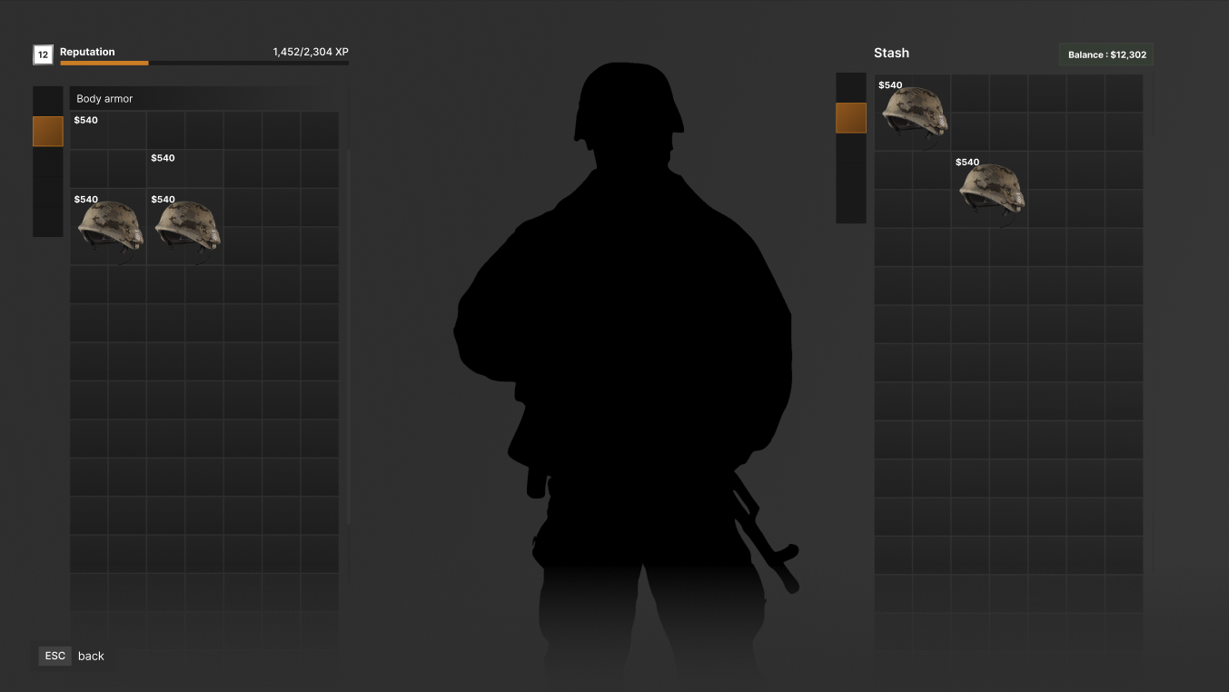FPS - Inventory First concept